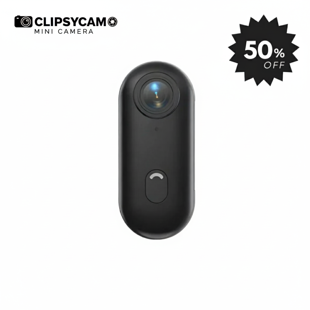 ClipsyCam™ 4K Action Cam